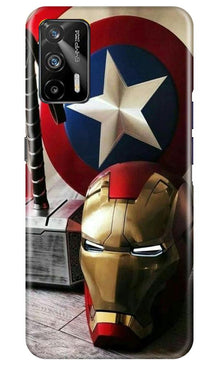Ironman Captain America Mobile Back Case for Realme GT (Design - 254)