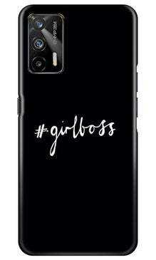 #GirlBoss Mobile Back Case for Realme GT (Design - 266)