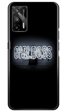 Girl Boss Black Mobile Back Case for Realme GT (Design - 268)