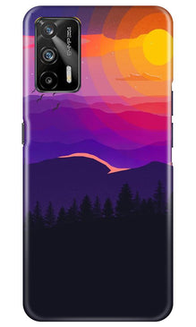 Sun Set Mobile Back Case for Realme GT (Design - 279)