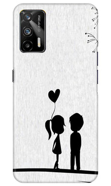 Cute Kid Couple Mobile Back Case for Realme GT (Design - 283)