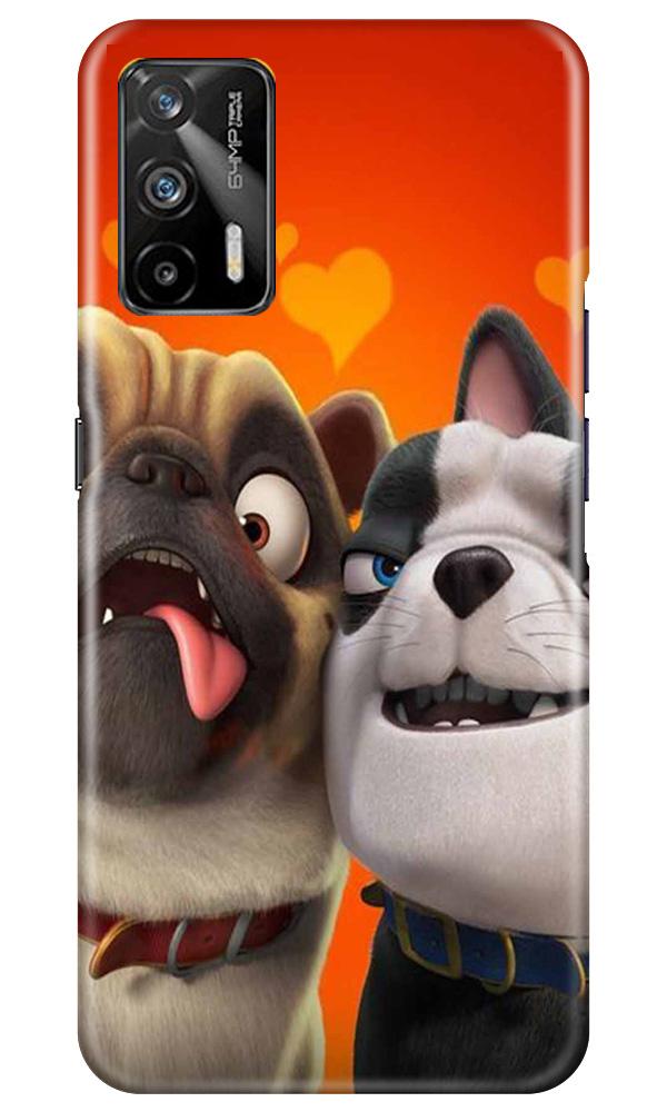Dog Puppy Mobile Back Case for Realme GT (Design - 350)
