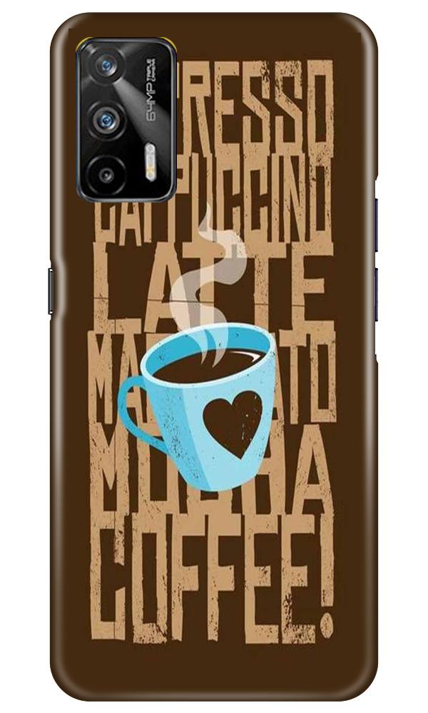 Love Coffee Mobile Back Case for Realme GT (Design - 351)