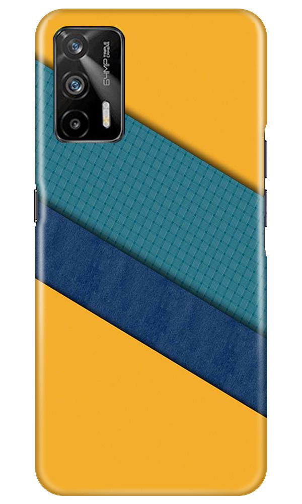 Diagonal Pattern Mobile Back Case for Realme GT (Design - 370)