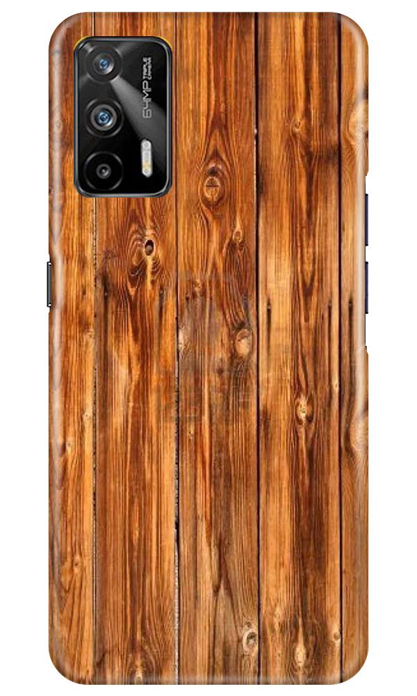 Wooden Texture Mobile Back Case for Realme GT (Design - 376)