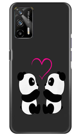 Panda Love Mobile Back Case for Realme GT (Design - 398)