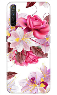 Beautiful flowers Mobile Back Case for Realme X2 (Design - 23)