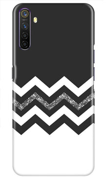Black white Pattern2Mobile Back Case for Realme X2 (Design - 83)