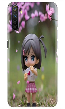 Cute Girl Mobile Back Case for Realme X2 (Design - 92)