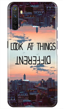 Look at things different Mobile Back Case for Realme X2 (Design - 99)