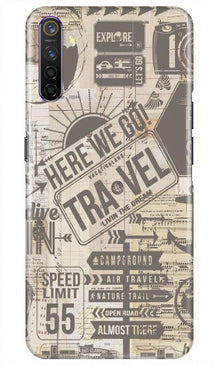Travel Mobile Back Case for Realme X2  (Design - 104)