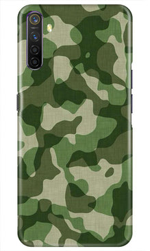 Army Camouflage Mobile Back Case for Realme X2  (Design - 106)