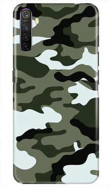 Army Camouflage Mobile Back Case for Realme X2  (Design - 108)