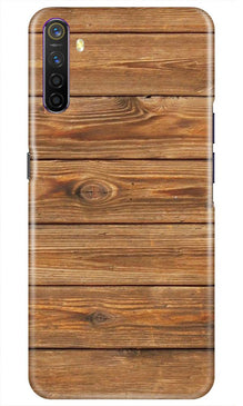 Wooden Look Mobile Back Case for Realme X2  (Design - 113)