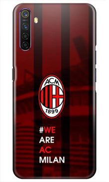 AC Milan Mobile Back Case for Realme X2  (Design - 155)