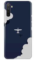 Clouds Plane Case for Realme X2 (Design - 196)