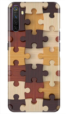 Puzzle Pattern Mobile Back Case for Realme X2 (Design - 217)