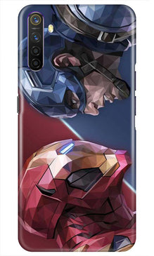 Ironman Captain America Mobile Back Case for Realme X2 (Design - 245)