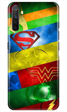 Superheros Logo Mobile Back Case for Realme X2 (Design - 251)