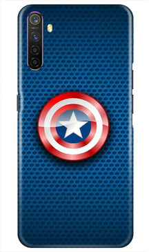 Captain America Shield Mobile Back Case for Realme X2 (Design - 253)