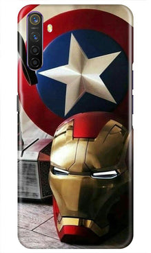 Ironman Captain America Mobile Back Case for Realme X2 (Design - 254)