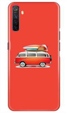 Travel Bus Mobile Back Case for Realme X2 (Design - 258)