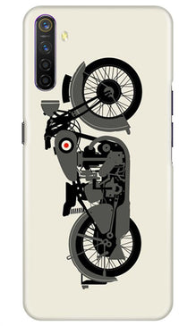 MotorCycle Mobile Back Case for Realme X2 (Design - 259)
