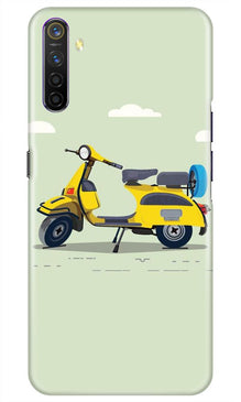 Vintage Scooter Mobile Back Case for Realme X2 (Design - 260)
