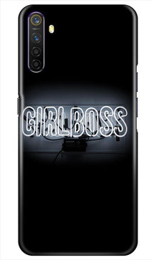 Girl Boss Black Mobile Back Case for Realme X2 (Design - 268)