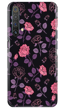 Rose Pattern Mobile Back Case for Realme X3 (Design - 2)