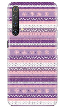 Zigzag line pattern3 Mobile Back Case for Realme X3 (Design - 11)