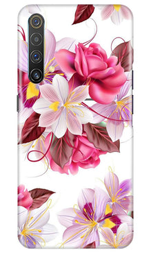 Beautiful flowers Mobile Back Case for Realme X3 (Design - 23)