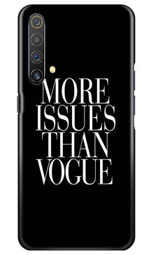 More Issues than Vague Mobile Back Case for Realme X3 (Design - 74)