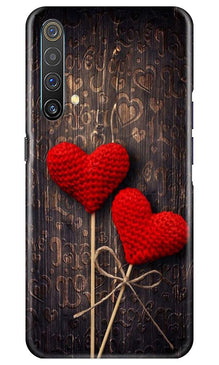 Red Hearts Mobile Back Case for Realme X3 (Design - 80)