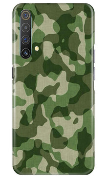 Army Camouflage Mobile Back Case for Realme X3  (Design - 106)