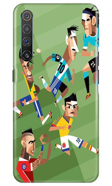 Football Mobile Back Case for Realme X3  (Design - 166)