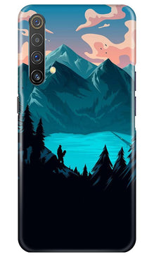 Mountains Mobile Back Case for Realme X3 (Design - 186)