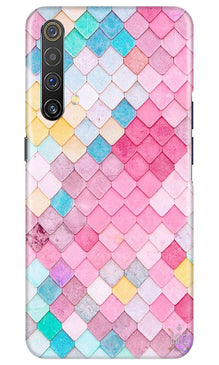 Pink Pattern Mobile Back Case for Realme X3 (Design - 215)