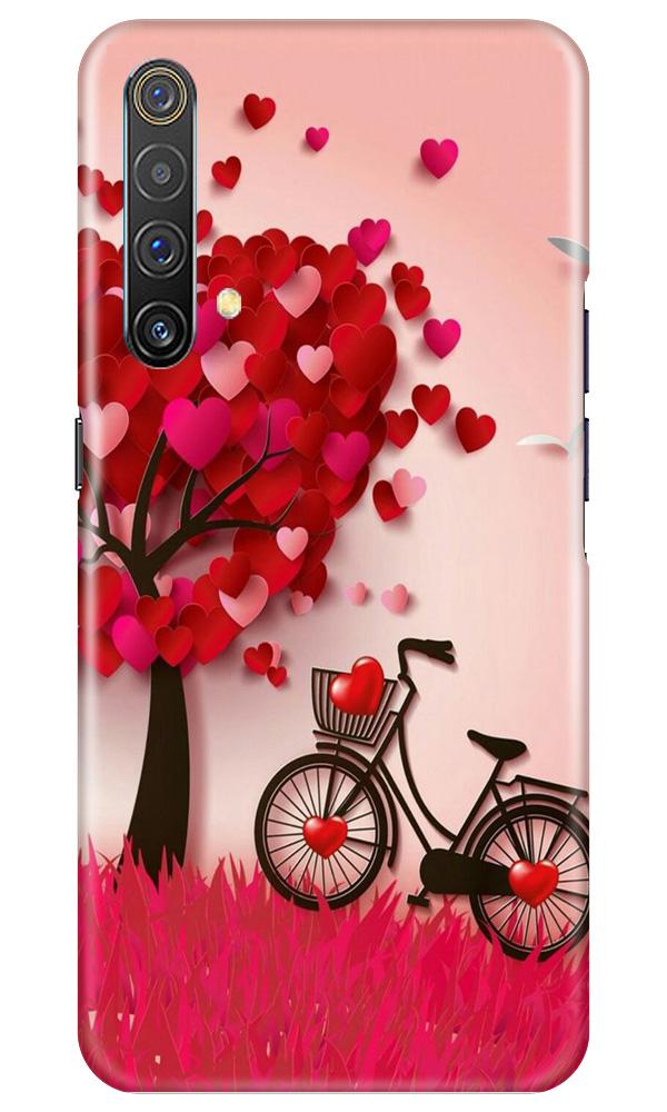 Red Heart Cycle Case for Realme X3 (Design No. 222)
