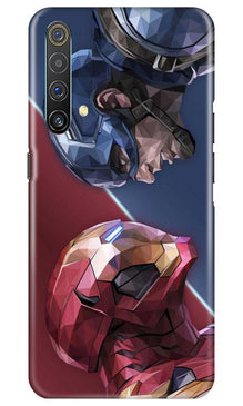 Ironman Captain America Mobile Back Case for Realme X3 (Design - 245)