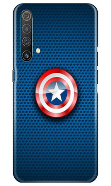 Captain America Shield Mobile Back Case for Realme X3 (Design - 253)
