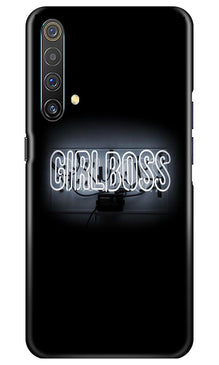 Girl Boss Black Mobile Back Case for Realme X3 (Design - 268)