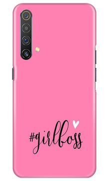 Girl Boss Pink Mobile Back Case for Realme X3 (Design - 269)