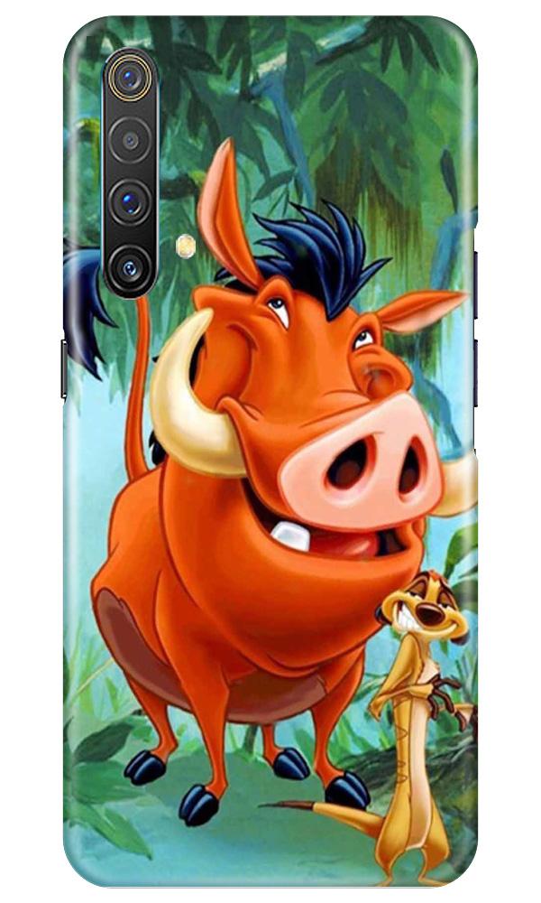 Timon and Pumbaa Mobile Back Case for Realme X3(Design - 305)