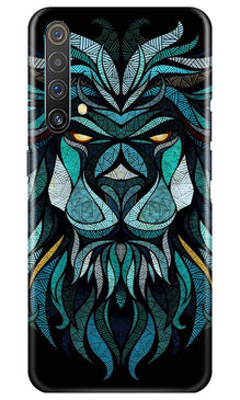 Lion Mobile Back Case for Realme X3  (Design - 314)