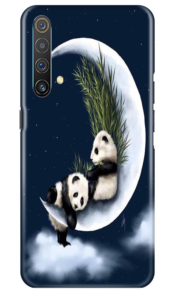 Panda Moon Mobile Back Case for Realme X3  (Design - 318)