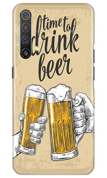Drink Beer Mobile Back Case for Realme X3  (Design - 328)