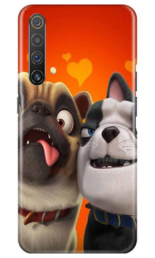 Dog Puppy Mobile Back Case for Realme X3  (Design - 350)