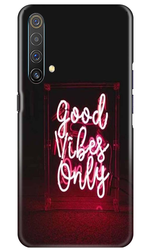Good Vibes Only Mobile Back Case for Realme X3  (Design - 354)