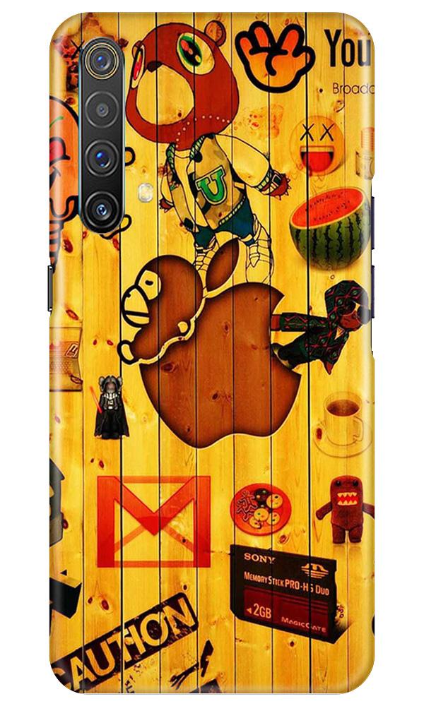 Wooden Texture Mobile Back Case for Realme X3  (Design - 367)